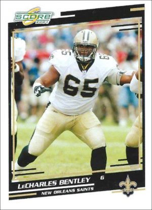 La Charles Bentley 2004 New Orleans Saints Trading Card
