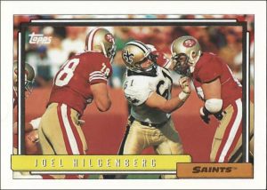 Joel Hilgenberg 1992 New Orleans Saints Topps Football Trading Card #117