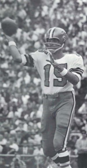 Gary Cuozzo, the first New Orleans Saints Quarterback passing in 1967