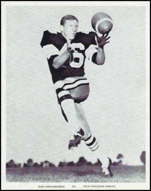 PR Photo of Saints rookie Danny Abramowicz