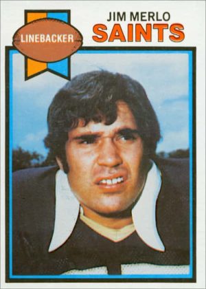 Jim Merlo 1979 New Orleans Saints Topps Football Card #314