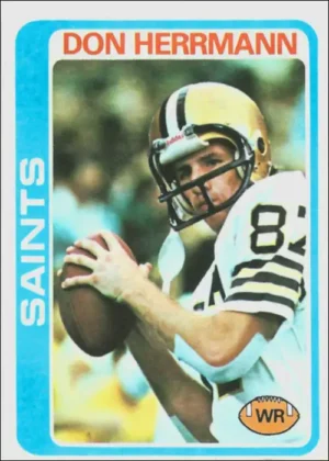 Don Herrmann 1978 New Orleans Saints Topps Football Trading Card #243