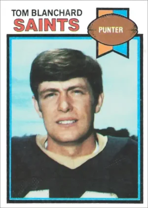 Tom Blanchard 1979 New Orleans Saints Topps Football Trading Card #219
