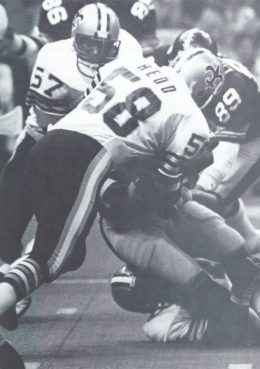 Rickey Jackson and Glenn Redd make a Tackle Against the Pittsburgh Steelers